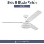 Prominence Home 51462-01 Orbis Ceiling Fan, 52, White