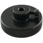 E-outstanding Black Aluminum Alloy Positioning Handwheel with 5mm Diameter Internal Hole for 3D Printer 42 Stepper Motor