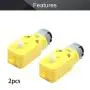 Fielect 2Pcs DC Electric Motor 3-6V TT Motor 1:120 Gear Motor Dual Shaft for Arduino Smart Car Robot Toys Cars Chassis Models Vibration Products (I Shape)