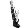 Motorcycle Kickstand, Universal Aluminum Alloy Kickstand Foot Side Stand Adjustable Tripod Holder for Scooter Modified Motor (Silver)
