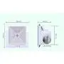 JAHH Ventilation Fan Ventilation Fan Bathroom Garage Exhaust Fan Ceiling and Wall Mount Exhaust Fan for Kitchen/Bathroom, Super Silent, Strong Exhaust