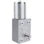 DC 12V Reversible High Torque 12V Worm Gear Motor Female Shaft High Torque Turbo Worm Gear Box Reduction Electric Motor(5RPM)