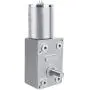 DC 12V Reversible High Torque 12V Worm Gear Motor Female Shaft High Torque Turbo Worm Gear Box Reduction Electric Motor(5RPM)