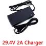 Wnicek 24V Lithium Battery Pack 6Ah 7S 2P Waterproof Lithium Battery Fit for Power Tools Electric Wheelchair Electric Toys 350W Motor with BMS + Charger