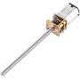 DC 6V Gear Motor High Torque Electric, with Long M3*55MM Screw Thread Output Shaft 30/60/100/150/200/300/400/500RPM for Many Devices in Your Home(6V 60RMP)