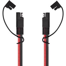 iGreely SAE Extension Cable 10AWG SAE to SAE Quick Disconnect Wire Harness SAE Connector Solar Panel Extension Cable for Trolling Motor Automotive RV Battery Motorcycle Cars Tractor 10 Gauge 10Ft