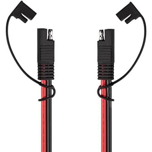 iGreely SAE Extension Cable 10AWG SAE to SAE Quick Disconnect Wire Harness SAE Connector Solar Panel Extension Cable for Trolling Motor Automotive RV Battery Motorcycle Cars Tractor 10 Gauge 10Ft