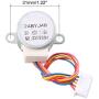 uxcell 2PCS 24BYJ48 DC 5V Reduction Stepper Motor Micro Reducer Motor 4-Phase 5-Wire 1/64 Reduction Ratio