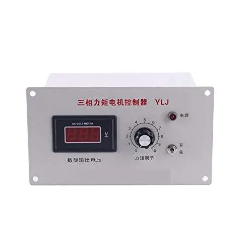 Contrôleur de Moteur à Couple Triphasé avec Régulateur Thyristor Huanyu avec Protection contre les Phases Solides de 0 à 1500 Tours/min – Série YLJ (6A)
