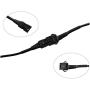 Kingshowstar 2PCS Flexible LED Strip Light and 2 PCS 1 Female to 2 Male Splitter for Motorcycle LED Light Kit