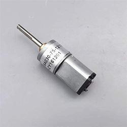 Pangocho Jinchao-Dc Motor 030 Forward and Reverse Motor Full Metal Gear Reducer with Brushed Permanent Magnet Reduction Motor, DC6-12V DC Geared Motor, Easy to Install