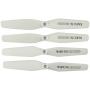 Upgraded Spare Parts for Syma X5H X5HC X5HW RC Quadcopter Toy Motors Main Blade Propellers Propeller Protectors Blades Frame Landing Skid Included Mounting Screws Set (White)
