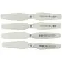 Upgraded Spare Parts for Syma X5H X5HC X5HW RC Quadcopter Toy Motors Main Blade Propellers Propeller Protectors Blades Frame Landing Skid Included Mounting Screws Set (White)