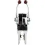 NEWMAIX Universal Boat Dual Lever Throttle Control,Marine Top Mount Twin Lever Engine Control Zinc Alloy Dual Handle Shift for Any Type of Boat with Outboard Inboard or I/O Power
