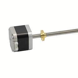 Iverntech NEMA 17 Stepper Motor with Integrated 310mm T8 Lead Screw for Prusa i3, Reprap Corexy, MP Select Mini 3D Printers and CNC Mile Routers…