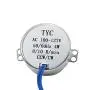 Fielect 1Pc Synchronous Synchron Motor Turntable Motor CW/CCW Direction 4W Frequency 8-10RPM TYC-50 Horizontal Hole Tapping Shaft AC 110V