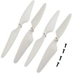 Upgrade Motors Main Blade Propellers for Hubsan H502E H502S Drone Replacement CCW CW with Metal Gear RC Quad Copter Spare Parts Set (4 Colors)