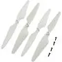 Upgrade Motors Main Blade Propellers for Hubsan H502E H502S Drone Replacement CCW CW with Metal Gear RC Quad Copter Spare Parts Set (4 Colors)