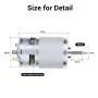 Comgrow 775 DC Motor DC 12V - 24V Max 10000RPM - 20000RPM Ball Bearing Large Torque High Power Low Noise Gear Motor Electronic Component Motor