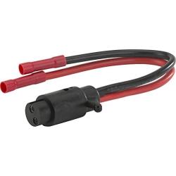 Attwood 14365-6 Heavy-Duty Trolling Motor Connectors 2-Wire 8-Gauge 12V Male Plug