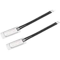 uxcell KSD9700 Thermostat, 45°C Normally Open Temperature Switch Thermal Switch, N.O 5A Metal Temperature Controller 2pcs