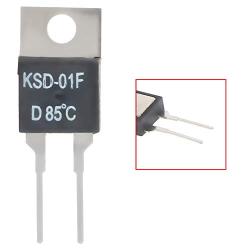 Fielect N.C 85℃ 2pcs Normally Close Temperature Switch, KSD-01F Thermal Switch Thermostat Temperature Controller