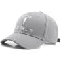 ARKOSKNIGHT Adjustable Embroidered Baseball Caps Tesia-Logo Racing Motor Hat Fashion Street Dancing Sports Travel(Gray-White)