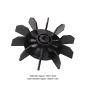 Small Air Compressor Fan Blade, Air Compressor Accessories, DirectonLine Motor Blade, 14mm Shaft 135mm Outer Diameter
