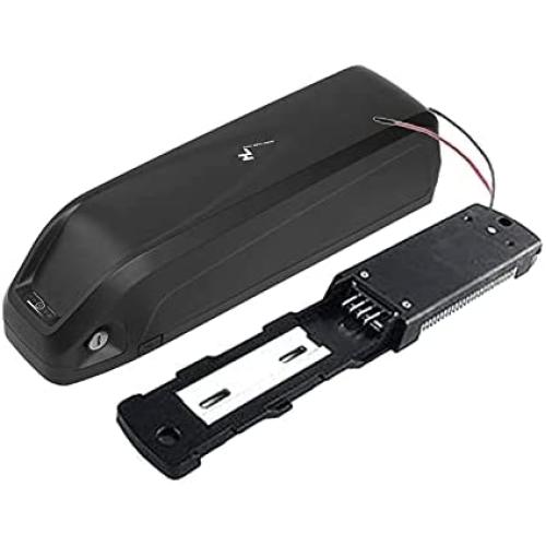 Wnicek 48V Ebike Battery 13AH Li-ion Bike Battery with Charger+ Power Display+ BMS Protection Board+ USB Port for 1000W/ 750W/ 500W/ 350W/ 250W Bike Motor