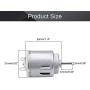 Fielect 1Pcs DC Motor 1.5-6V 5000-20000RPM Micro Motor Mini Motor Electric Motor Round Shaft for RC Boat DIY Airplane Toys Model DIY Hobby
