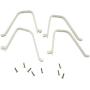 Upgraded Spare Parts Replacement for Syma X5UW X5UC RC Quadcopter Helicopter Copter Toy Motor Three-Blade 3 Blades Propellers Propeller Protectors Blades Frame Landing Skid Included Screws Set (White)