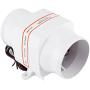 Acouto Bilge Air Blower 12V 4inch 270CFM in‑Line Marine Bilge Air Blower 4