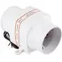 Acouto Bilge Air Blower 12V 4inch 270CFM in‑Line Marine Bilge Air Blower 4