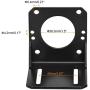 MECCANIXITY Motor Bracket Motor Mounting Holder 68x65x68mm Black for 50KTYZ Motor