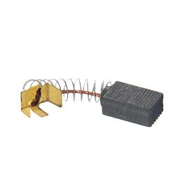 Fielect 2pcs Carbon Brushes for Electric Motor 11mmx8mmx4mm Power Tool CB64 Motor Drill Replacement Repair Part