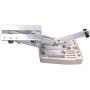 Hoffen Aluminium Outboard Motor Bracket for Boat Outboard Motor Engine Surpport Mount Heavy Duty White Mounting Plate Marine Auxiliary 7.5-20hp