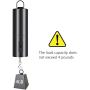 Ainiv Wind Spinner Motor, 30RPM Hanging Display Motor for Wind Spinner Ornament Hanging Decor Wind Chimes Baby Crib Mobile 1 D Battery or 3 AA Batteries Operated Motor with Parallel Battery Converter