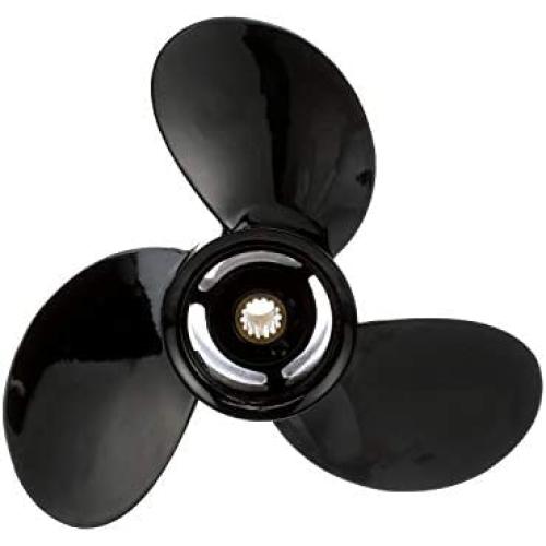 Quicksilver Black Diamond 3-Blade Aluminum Propeller - For Mercury and MerCruiser Engines