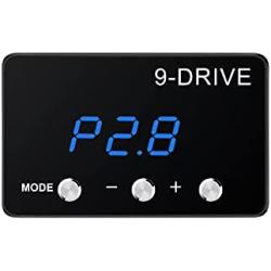 BY-J Throttle Response Controller,9 Drive 9-Mode FLC-807 Universal Car Electronic Throttle controller,Suitable for Dodge Challenger/Charger/RAM 1500/ Jeep JK (807)