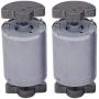 1pcs Double Vibration Motor DC6V 12V 24V 3000rpm 6000rpm 8500rpm RK370 Vibrator Sector Head Vibrating for Massager Toy (DC6V,6000rpm)