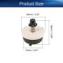 Heyiarbeit 200 Ohm 100W Ceramic Wirewound Potentiometer Linear Variable Rheostat Resistor with Knob for Light Dimmers Motor Speed Control 1pcs