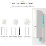 QUOYA Smart Electric Chain Blinds Motor, WiFi Roller Blind Driver, Compatible with Alexa Google Home Voice Control, Tuya Smart Life App (MC08, One Motor) (MC08, One Motor)