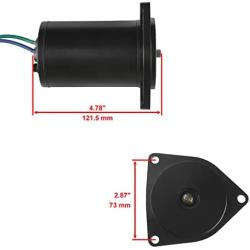 Caltric New Power Tilt Trim Motor Compatible with Yamaha 2 Wire 6H1-43880-02-00 / TRM0025 RT05015 18-678