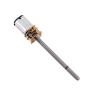 Thread Shaft Motor, DC 12V 400RPM N20 Micro Gear Motor with Long M4x55mm Lead Screw Reducer Thread Output Shaft 16mm Shaft with Gear Box