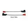 HSTECH 72-4568 2 Pairs (4 Pack) Speaker Harness for Selected General Motor Vehicles Total Adapters