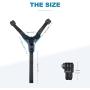 YALLSAME Helmet Chin Mount for GoPro Action Camera Go Pro Motorcycle Strap Attachment Full Face Helmet Rhino Mount Accessories for GoPro Hero 10 9 8 7 6 5 4 3 Camera for Racing High-Speed Sport