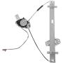A-Premium Electric Power Window Regulator with Motor Compatible with Honda Pilot 2003-2008 Front Right Passenger Side