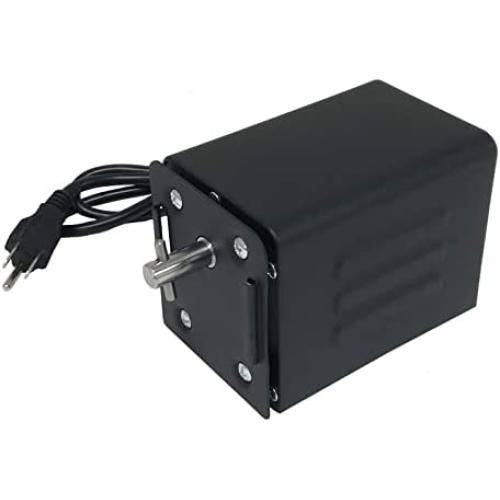 Commercial Bargains Electric Heavy-Duty Stainless Steel Spit Automatic Rotisserie Motor for Pig, Chicken, Turkey, Lamb, and More (13 Watt - Up to 80lbs)