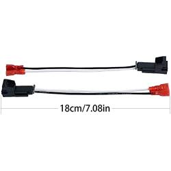 QTTECH 72 4568 4 Pack Speaker Harness for Selected General Motor Vehicles Chevy Buick Total Adapters Black