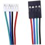Tuimiyisou Printer Stepper Motor Nema 17 3D Printer Two Phase 4 Wire Stepper Motor for 1.8Deg 17HD34008-22B Printer Accessory 4 Wire Stepper Motor for Printer
